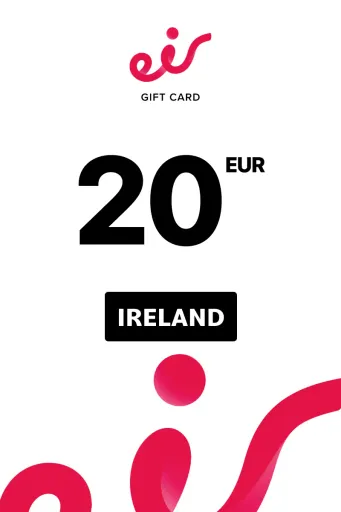 Eir Mobile 20 EUR Gift Card (Ireland) - Digital Key