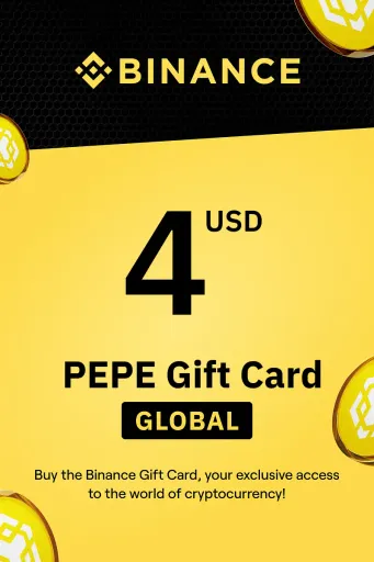 Binance (PEPE) 4 USD Gift Card (Global) - Digital Key