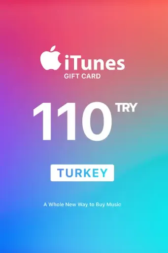 Apple iTunes 110 TRY Gift Card (Turkey) - Digital Key