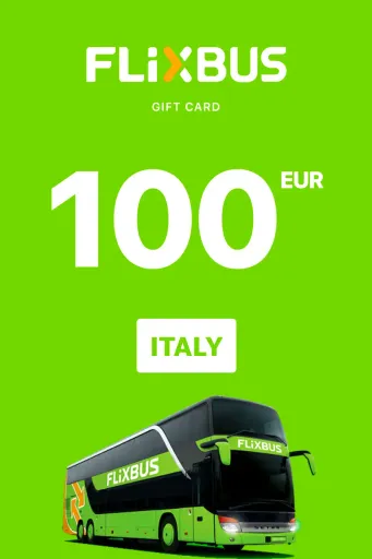 FlixBus 100 EUR Gift Card (Italy) - Digital Key