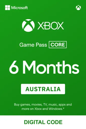 Xbox Game Pass Core 6 Months (Australia) - Xbox Live - Digital Key