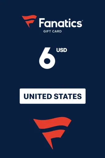Fanatics 6 USD Gift Card (United States) - Digital Key