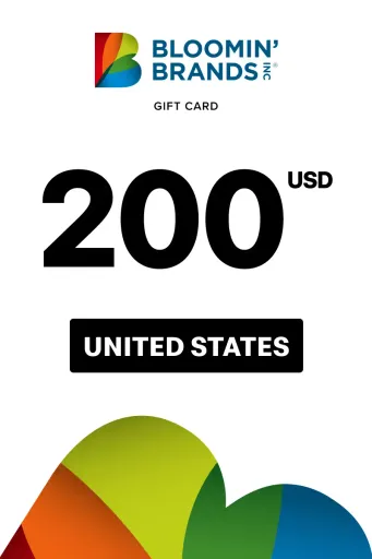 Bloomin' Brands 200 USD Gift Card (United States) - Digital Key