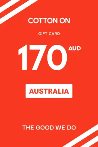 Cotton On Group 170 AUD Gift Card (Australia) - Digital Key