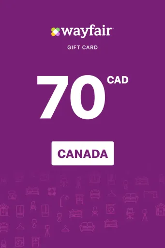 Wayfair 70 CAD Gift Card (Canada) - Digital Key