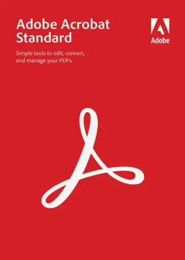 Adobe Acrobat Standard Edition (Global) (PC / Mac) 1 Device 1 Year- Digital Key