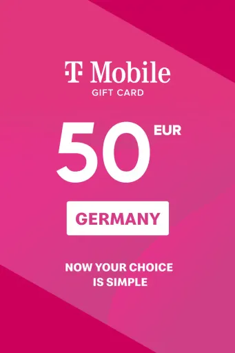 T-Mobile 50 EUR Gift Card (Germany) - Digital Key