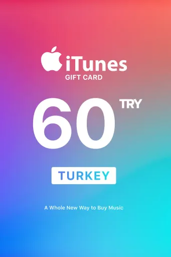 Apple iTunes 60 TRY Gift Card (Turkey) - Digital Key