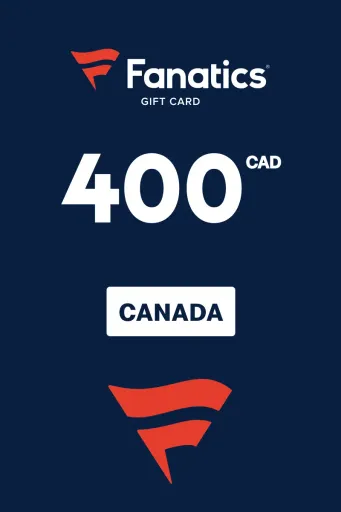 Fanatics 400 CAD Gift Card (Canada) - Digital Key