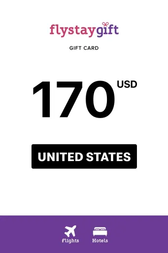Flystay Gift 170 USD Gift Card (United States) - Digital Key