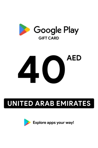 Google Play 40 AED Gift Card (United Arab Emirates) - Digital Key
