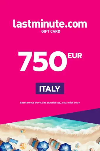 lastminute.com 750 EUR Gift Card (Italy) - Digital Key