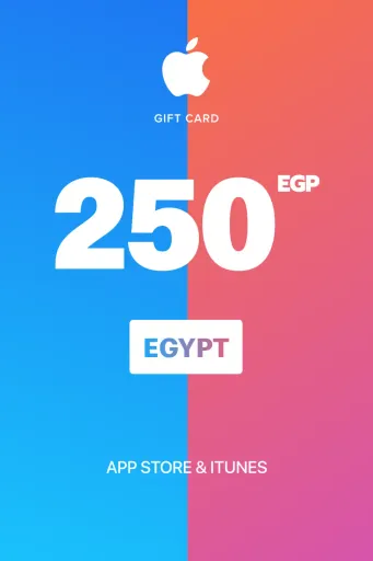 App Store & iTunes 250 EGP Gift Card (Egypt) - Digital Key