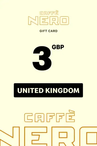 Caffè Nero 3 GBP Gift Card (United Kingdom) - Digital Key