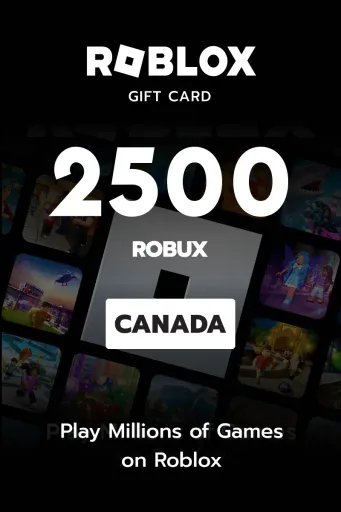 Roblox 2500 Robux (Canada) - Digital Key