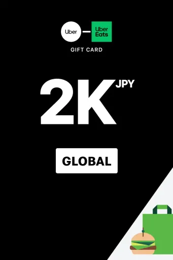 Uber & Uber Eats 2000 JPY Gift Card (Global) - Digital Key
