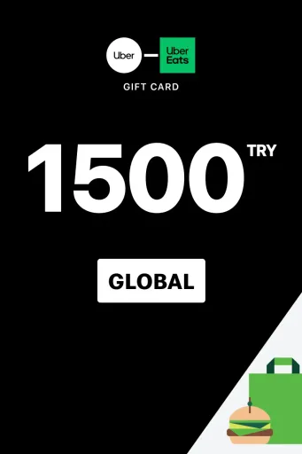 Uber & Uber Eats 1500 TRY Gift Card (Global) - Digital Key