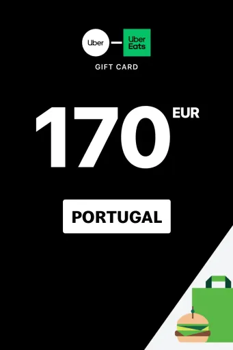 Uber & Uber Eats 170 EUR Gift Card (Portugal) - Digital Key