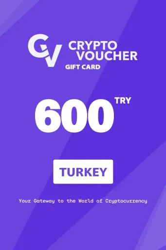 Crypto Voucher 600 TRY Gift Card (Turkey) - Digital Key