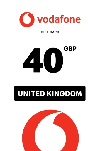 Vodafone 40 GBP Gift Card (United Kingdom) - Digital Key