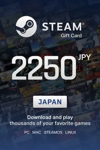 Steam Wallet 2250 JPY Gift Card (Japan) - Digital key