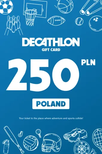 Decathlon 250 PLN Gift Card (Poland) - Digital Key