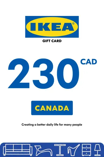 IKEA 230 CAD Gift Card (Canada) - Digital Key