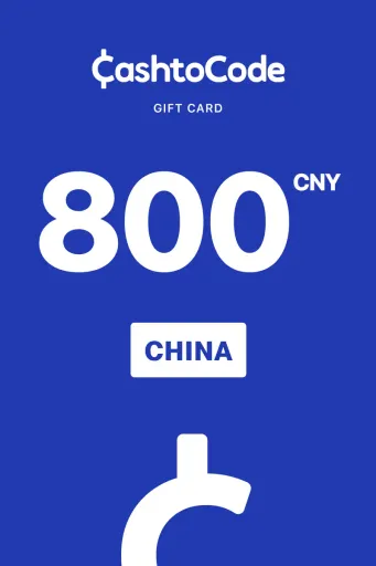 CashtoCode 800 CNY Gift Card (China) - Digital Key