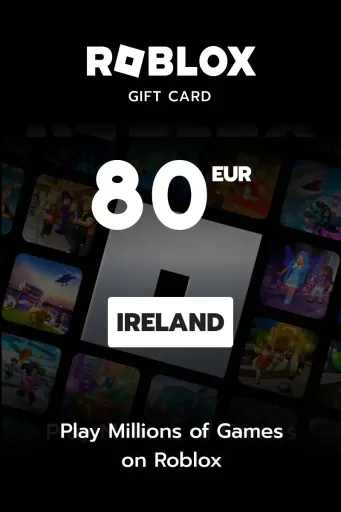 Roblox 80 EUR Gift Card (Ireland) - Digital Key