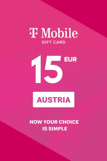 T-Mobile 15 EUR Gift Card (Austria) - Digital Key