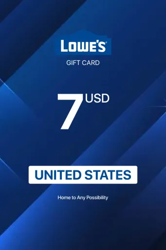 Lowes 7 USD Gift Card (United States) - Digital Key