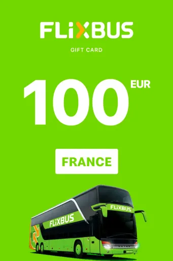FlixBus 100 EUR Gift Card (France) - Digital Key