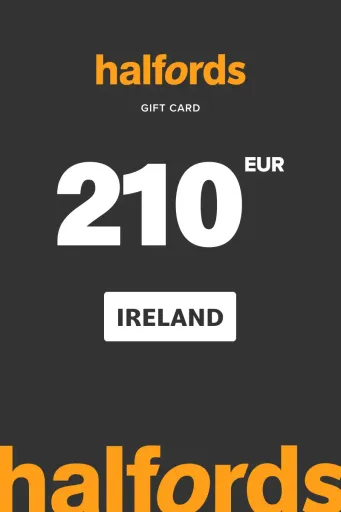 Halfords 210 EUR Gift Card (Ireland) - Digital Key
