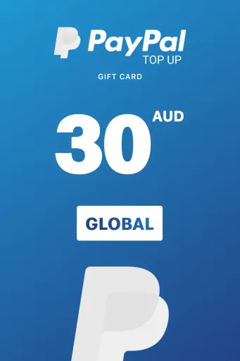 PayPal Instant Top Up 30 AUD Gift Card (Global) - Digital Key