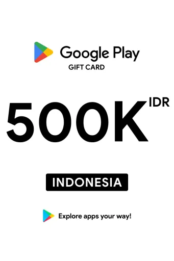 Google Play 500000 IDR Gift Card (Indonesia) - Digital Key