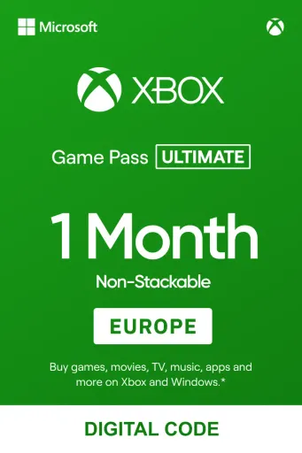 Xbox Game Pass Ultimate 1 Month Non-Stackable (Europe) - Xbox Live - Digital Key