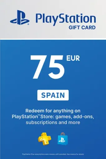 PlayStation Store 75 EUR Gift Card (Spain) - Digital Key
