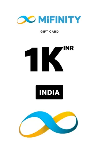 MiFinity 1000 INR Gift Card (India) - Digital Key