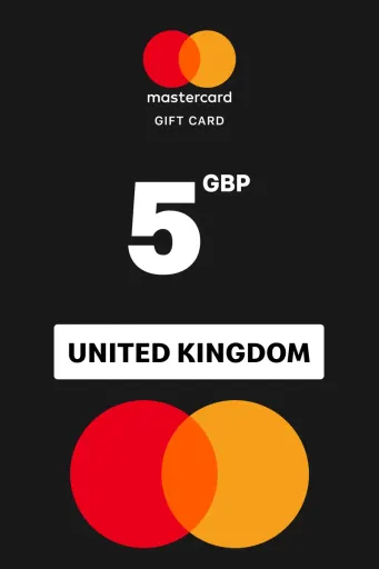 Prepaid Virtual Mastercard 5 GBP Gift Card (United Kingdom) - Digital Key