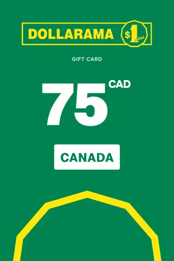 Dollarama 75 CAD Gift Card (Canada) - Digital Key