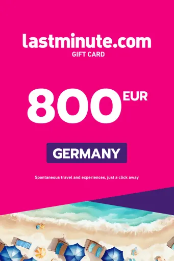 lastminute.com 800 EUR Gift Card (Germany) - Digital Key
