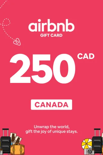 Airbnb 250 CAD Gift Card (Canada) - Digital Key