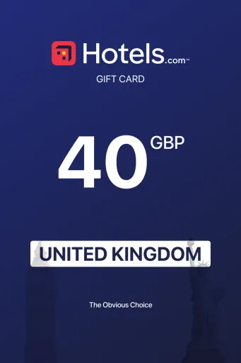 Hotels.com 40 GBP Gift Card (United Kingdom) - Digital Key