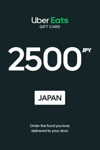 Uber Eats 2500 JPY Gift Card (Japan) - Digital key