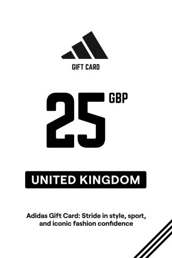 Adidas 25 GBP Gift Card (United Kingdom) - Digital Key