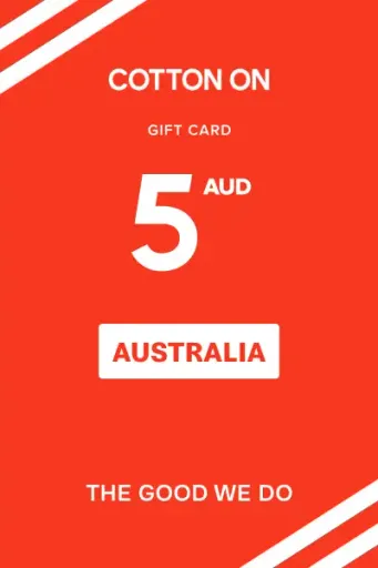 Cotton On Group 5 AUD Gift Card (Australia) - Digital Key