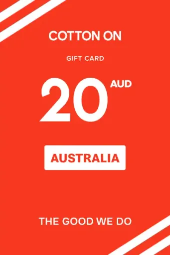 Cotton On Group 20 AUD Gift Card (Australia) - Digital Key