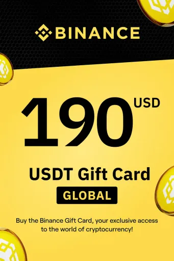 Binance (USDT) 190 USD Gift Card (Global) - Digital Key