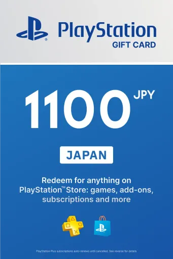 PlayStation Store 1100 JPY Gift Card (Japan) - Digital Key