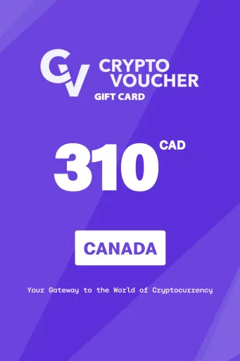 Crypto Voucher 310 CAD Gift Card (Canada) - Digital Key